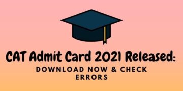 CAT admit card 2021