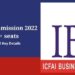 IBS MBA Admission 2022