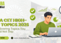 MBA CET High-ROI Topics 2026