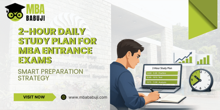 2-Hour Daily Study Plan for MBA Entrance Exams